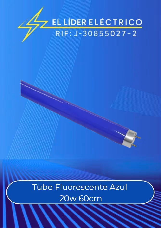 Tubo Fluorescente Azul 20w 60cm 