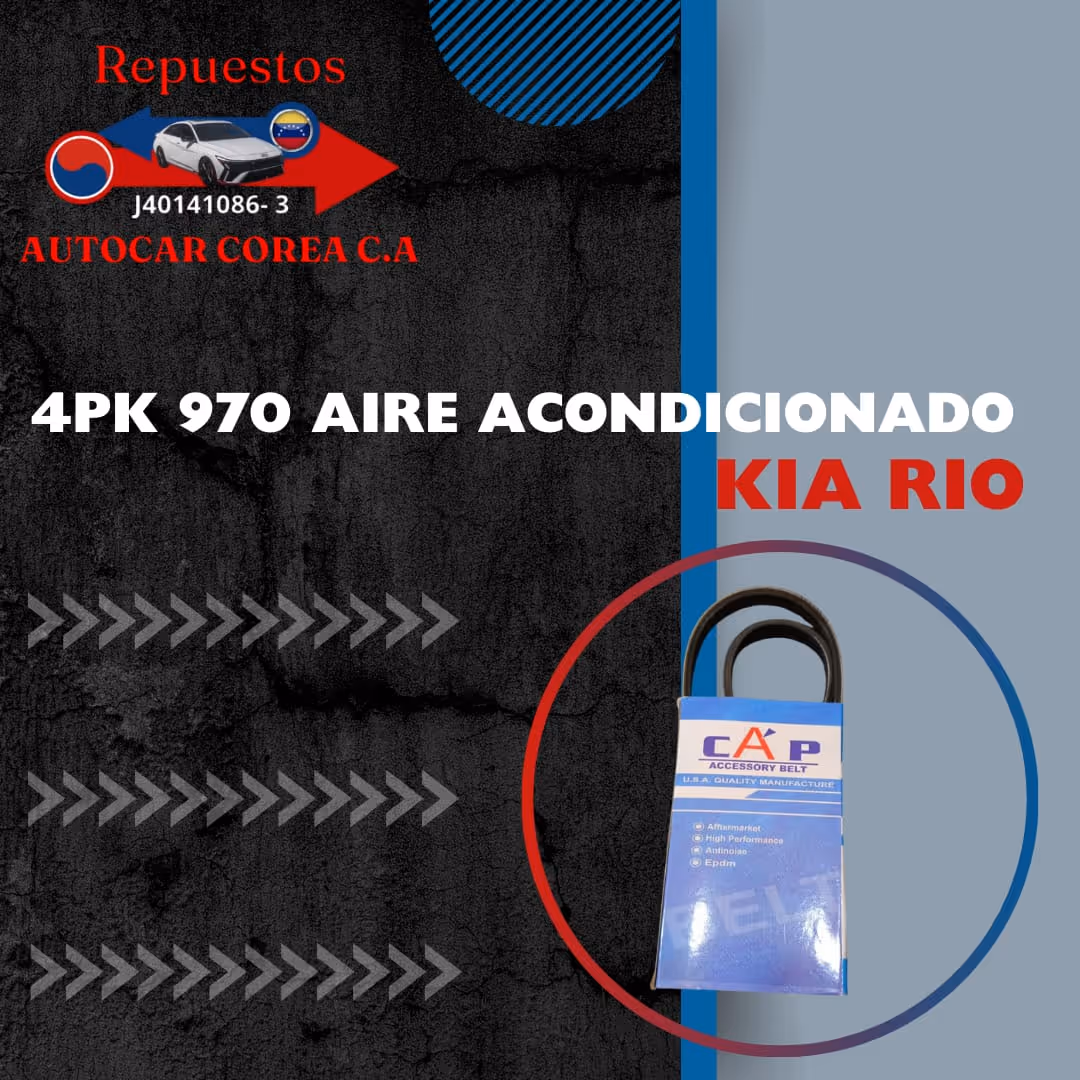 4pk 970 aire acondicionado Kia rio 