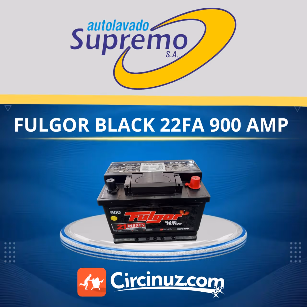 Fulgor black 22fa 900 amp