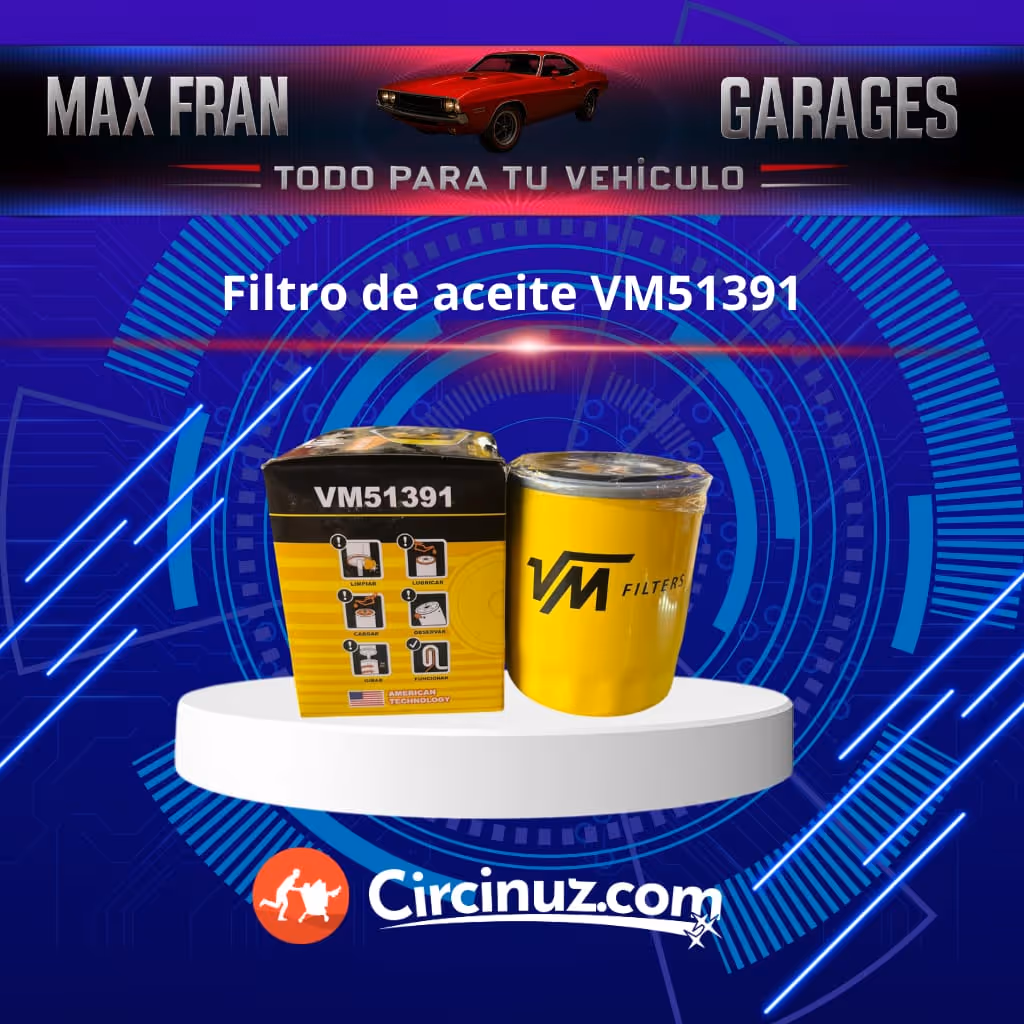 Filtro de aceite vm51391 