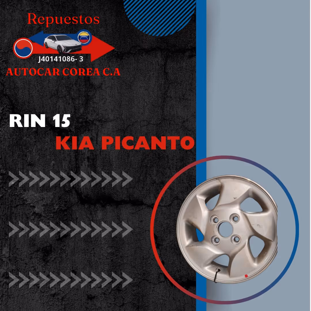 Rin 15 Kia picanto 2 piezas 