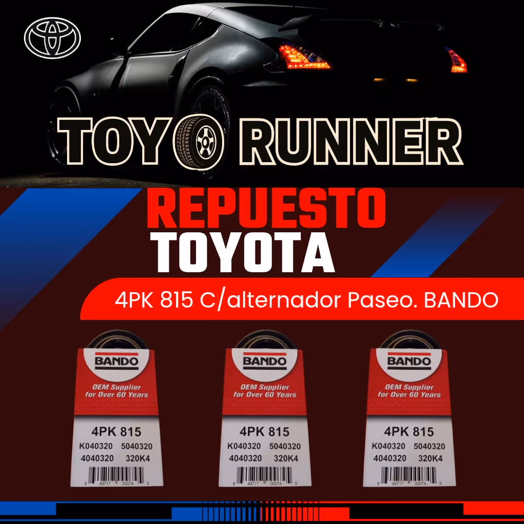 4pk 815 c/alternador paseo bando 