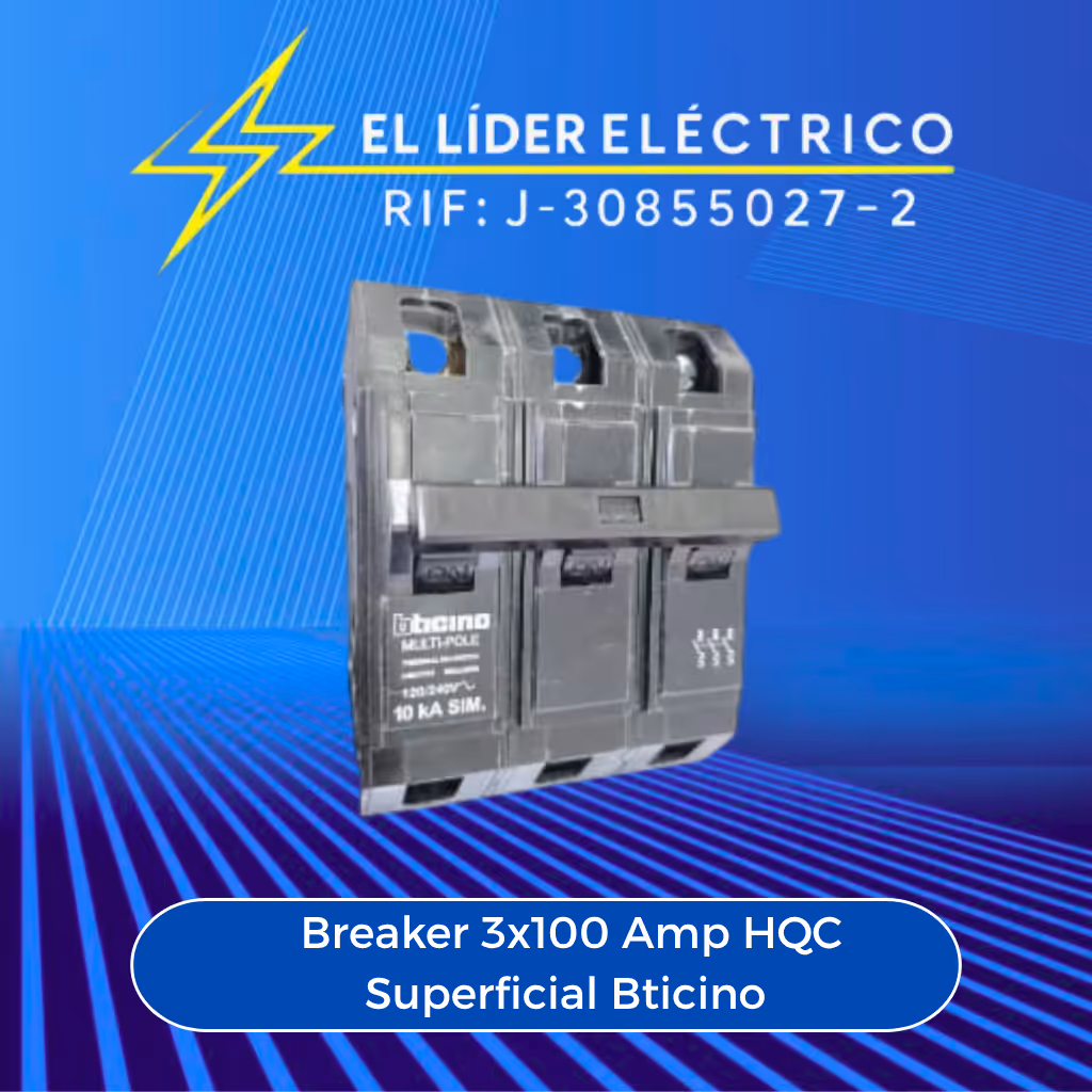 Breaker 3x100 Amp HQC Superficial Bticino