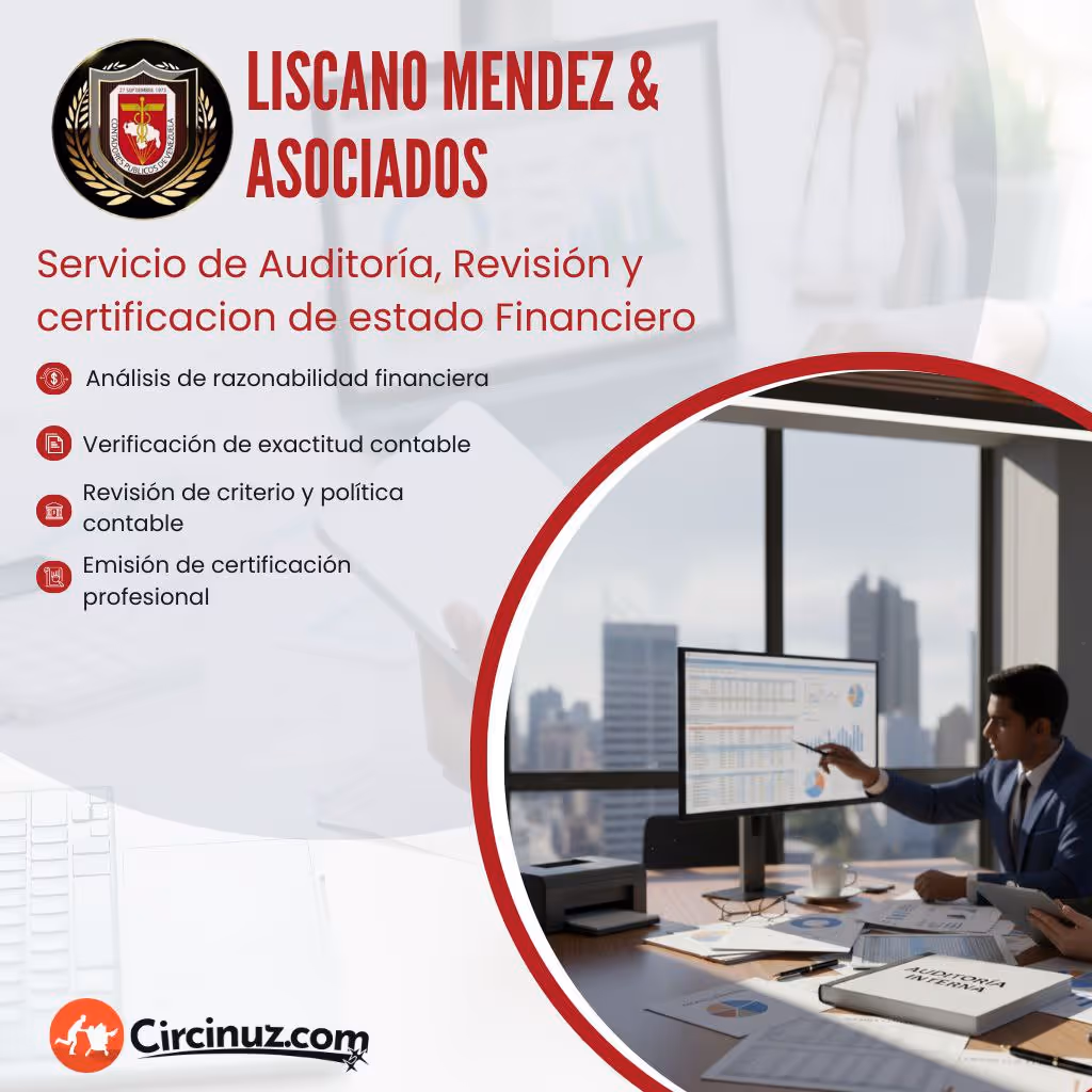 Servicio de Auditoría, Revisión y certificacion de estado Financiero 