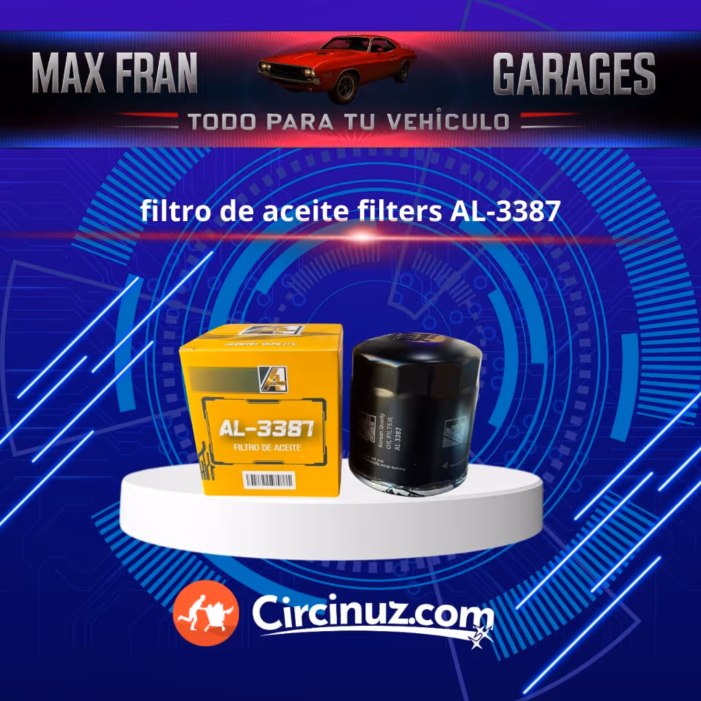 Filtro de aceite filters AL-3387