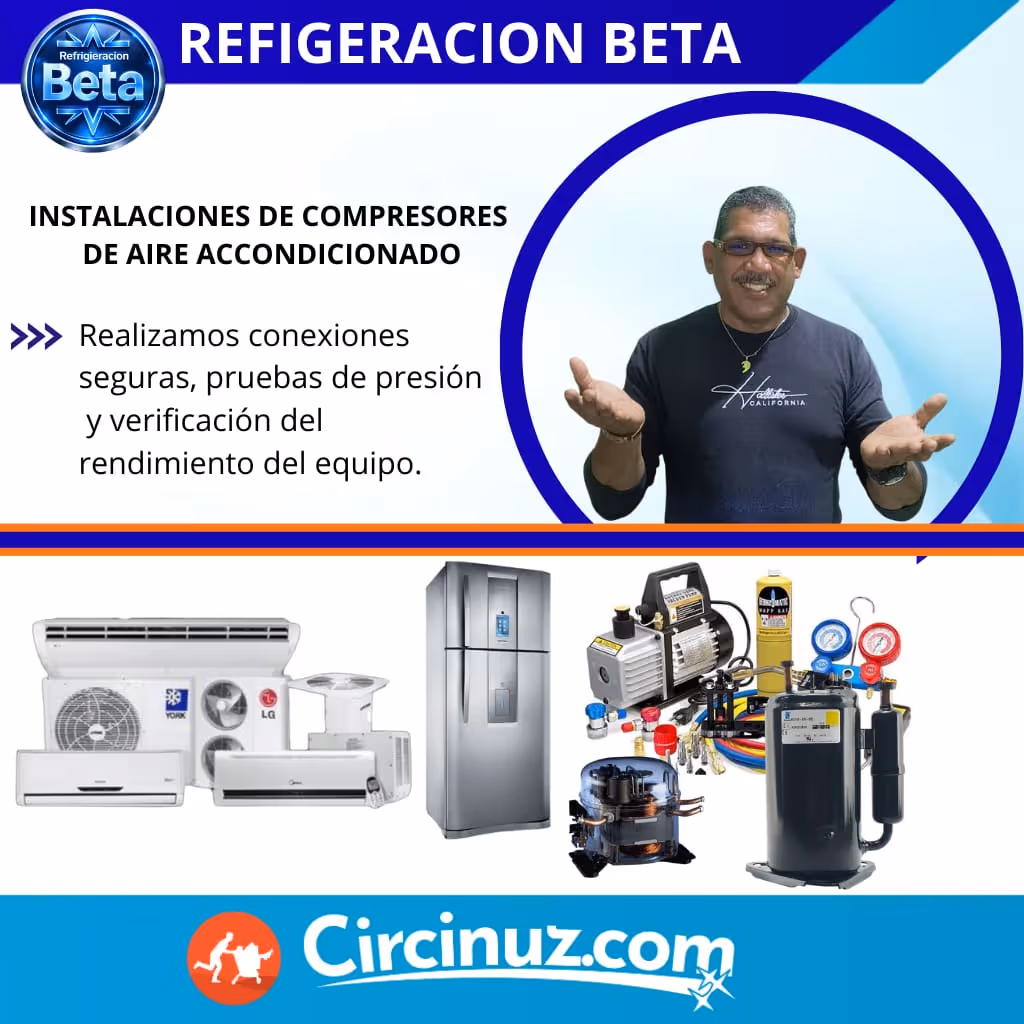 Instalaciones de compresores de aire acondicionado 