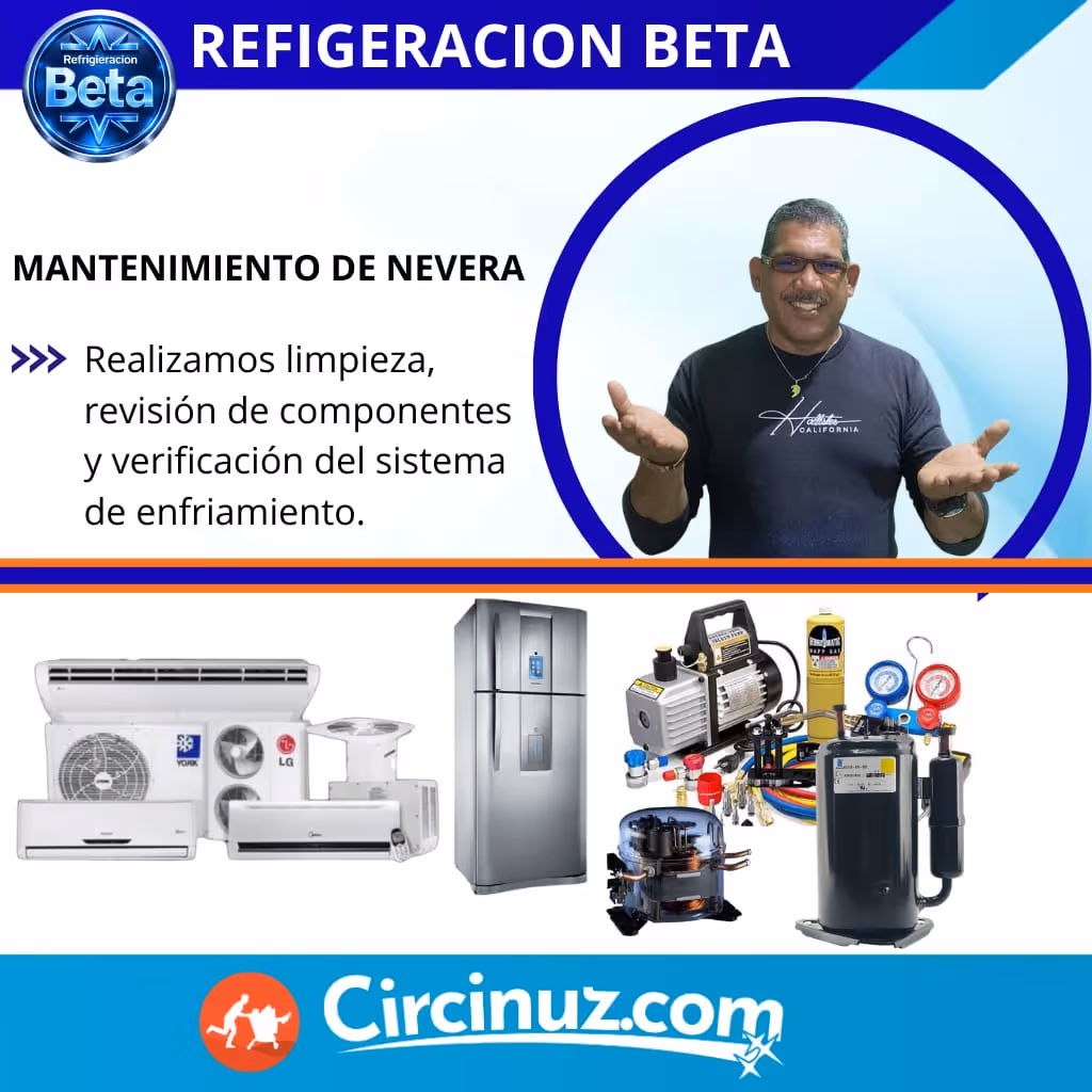 Mantenimiento de nevera 