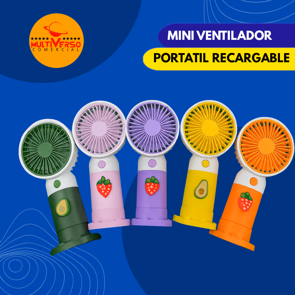 MINI VENTILADOR PORTATIL RECARGABLE