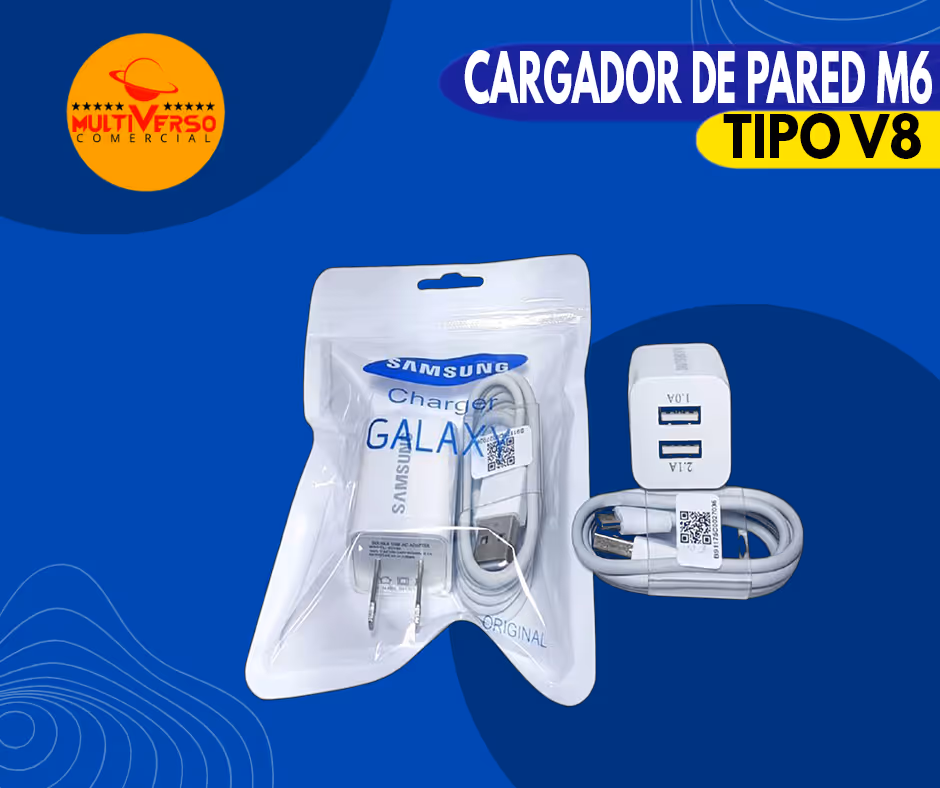 CARGADOR DE PARED M6 V8