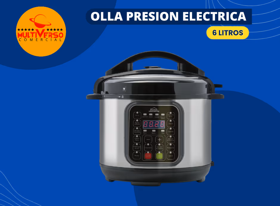 OLLA DE PRESION ELÉCTRICA DE 6 LITRO 