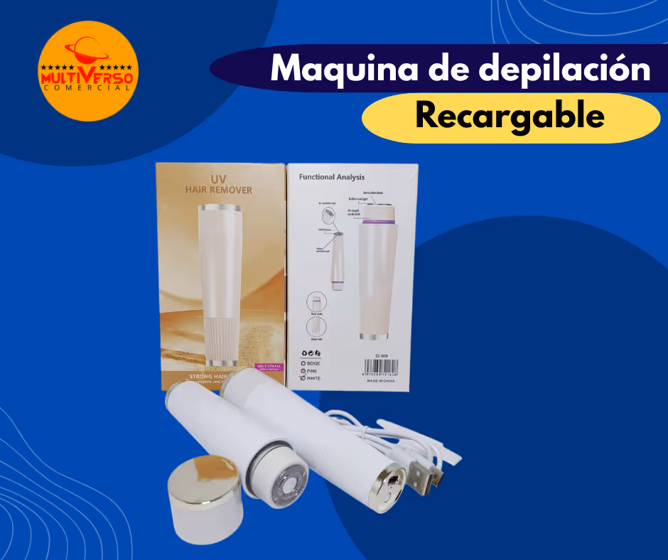 MAQUINA DE DEPILACION RECARABLE