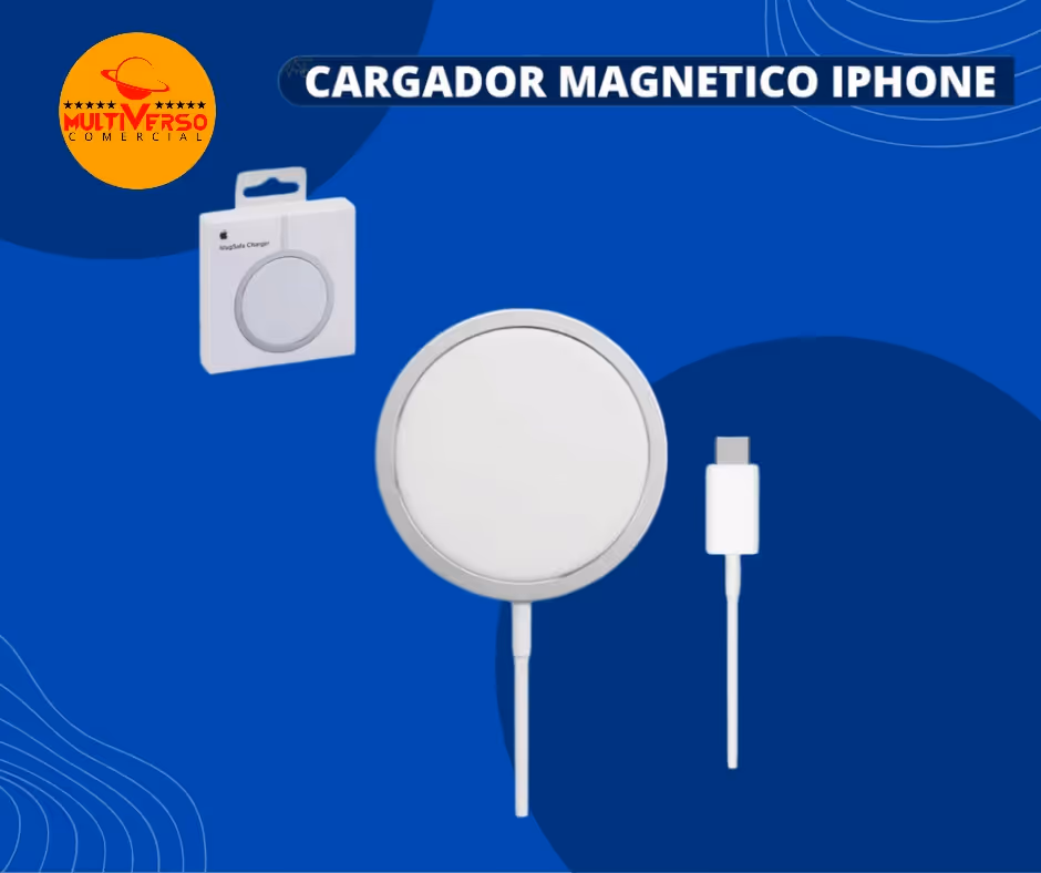 CARGADOR MAGNÉTICO IPHONE 