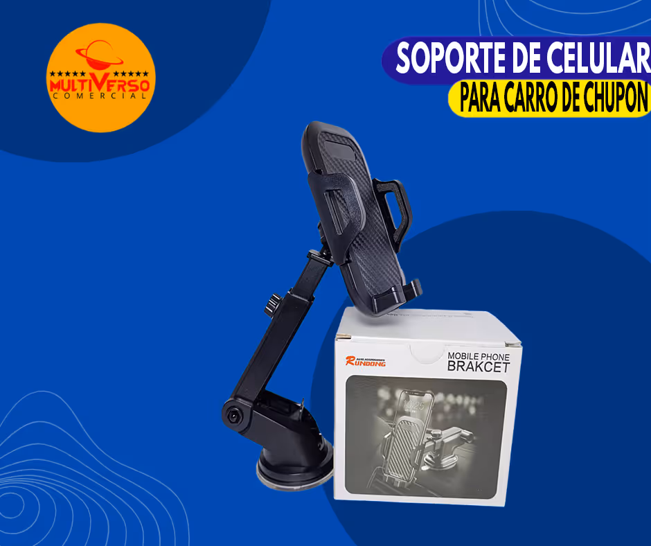 SOPORTE DE CELULAR PARA CARRO DE CHUPON