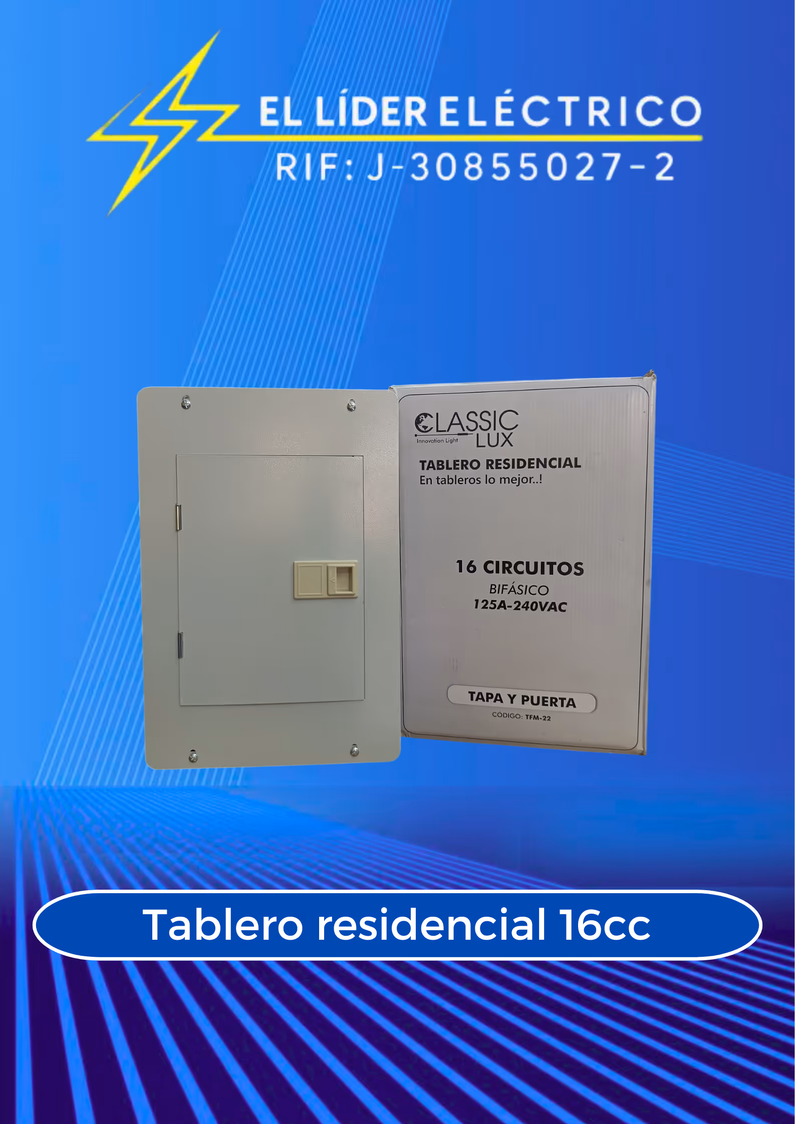 TABLERO RESIDENCIAL 16CC