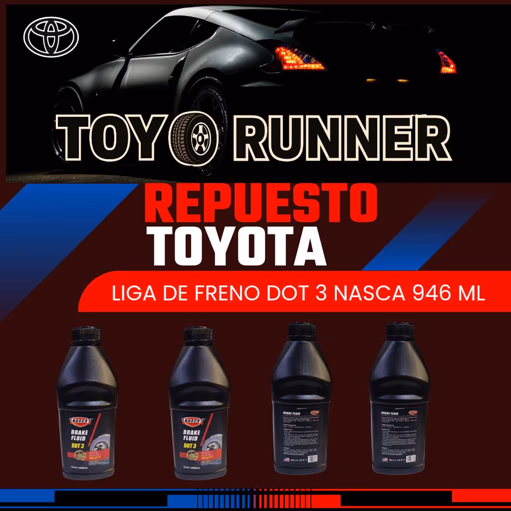 LIGA DE FRENO DOT 3 NASCA 946 ML