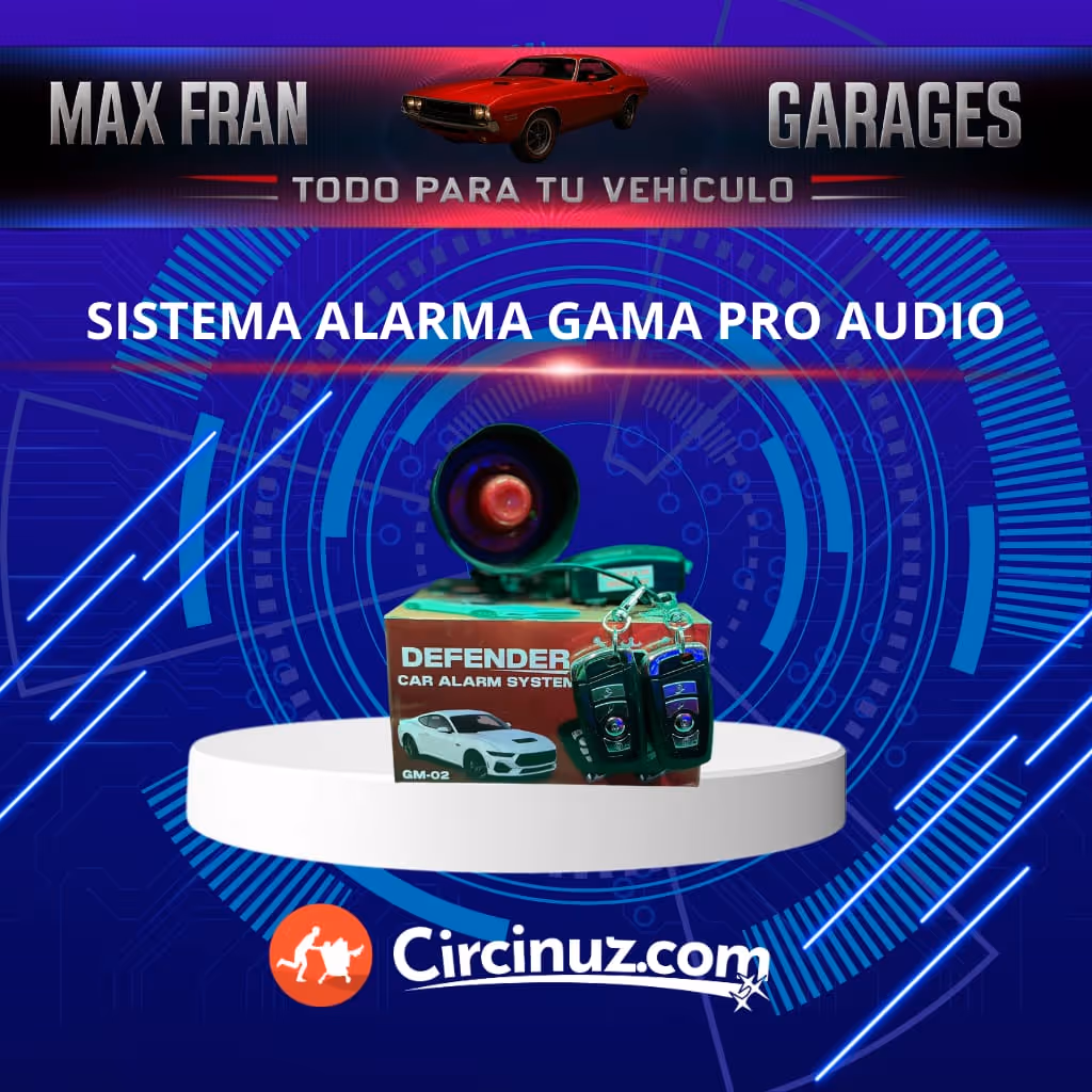 Sistema alarma gama pro audio 