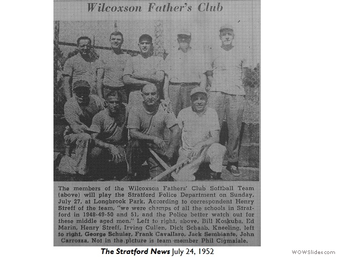 07-24 Wilcoxson Father's Club softball team