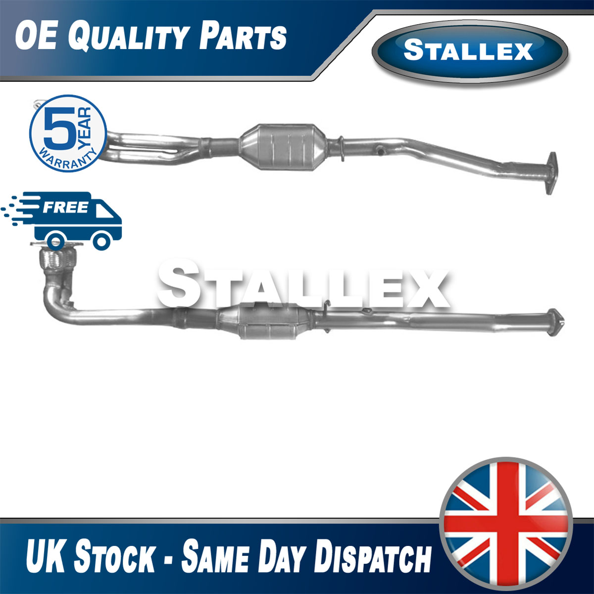 Mg Ripper Fits MG ZR 2001-2005 1.8 Catalytic Converter Euro 3 Stallex WCD000400 ...