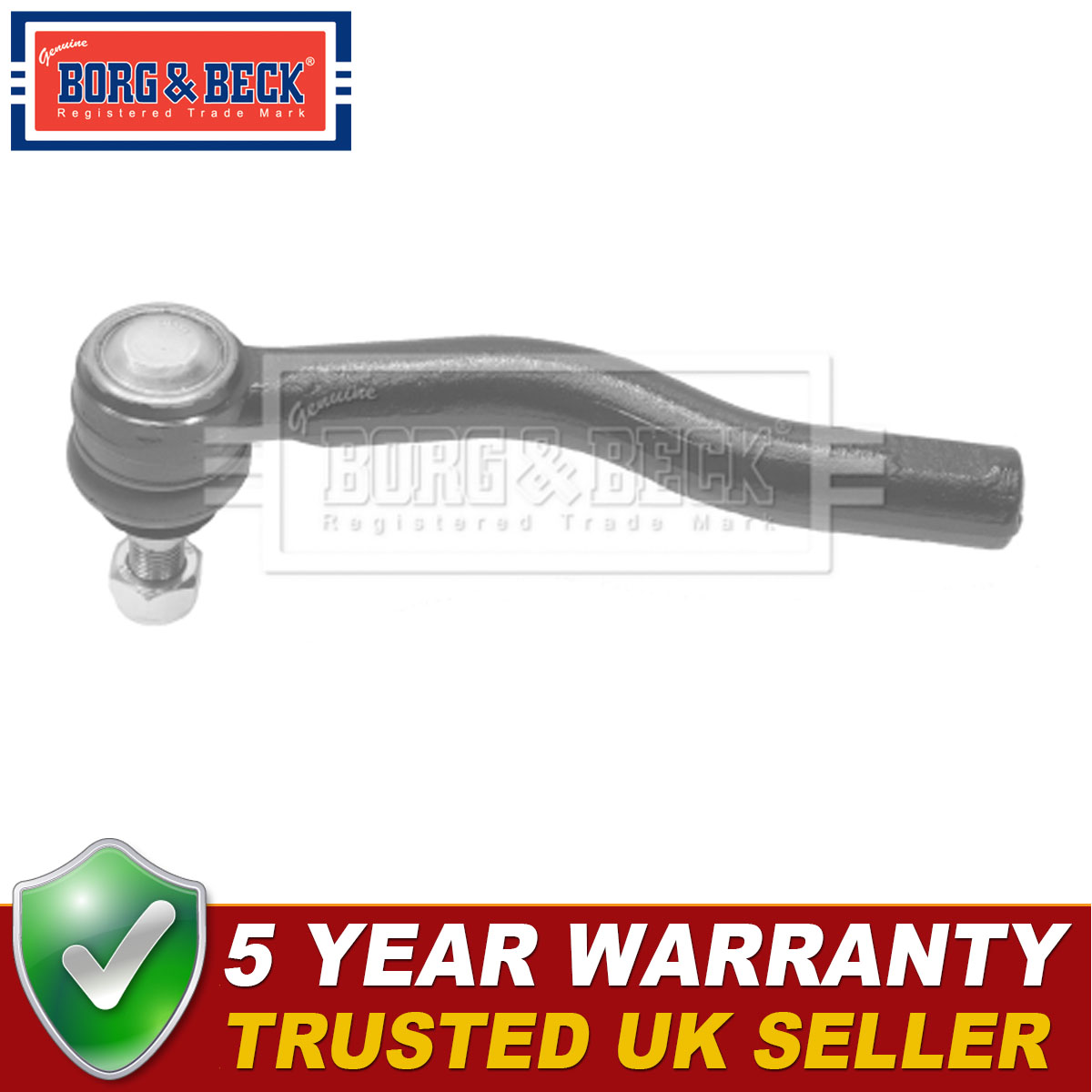Borg & Beck Front Left Outer Tie Rod End Fits LDV Maxus 2005-2009 2.4 D ...