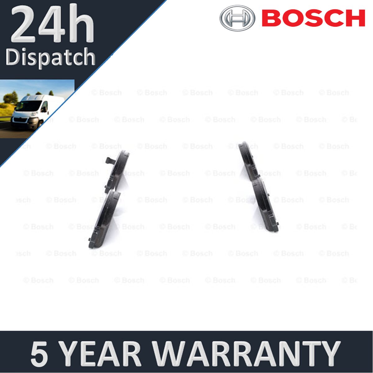 Fits Mitsubishi L200 2005-2015 L 200 2010-2024 Bosch Front Brake Pads Set - Picture 6 of 9