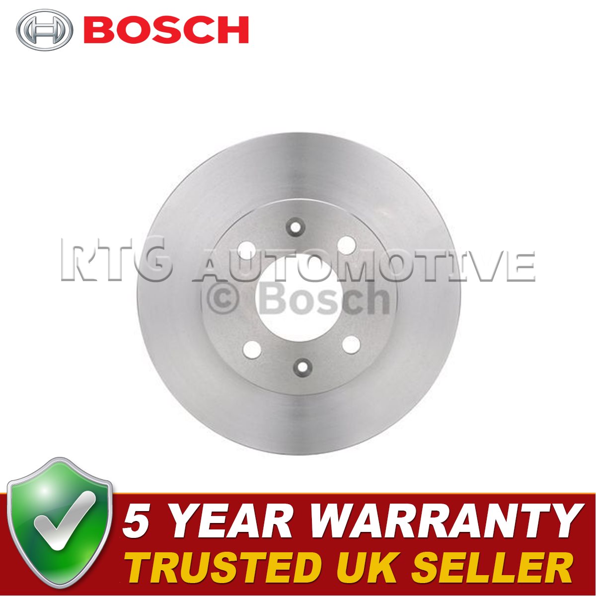 Bosch Front Brake Disc Fits Hyundai i10 Kia Picanto 1.0 1.1 1.2 + Other Models