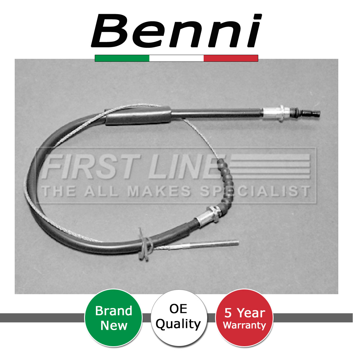 Hand Brake Cable Left Benni Fits Nissan Bluebird 1972-1979 1.6 1.8 36531Q2104 - Picture 1 of 6