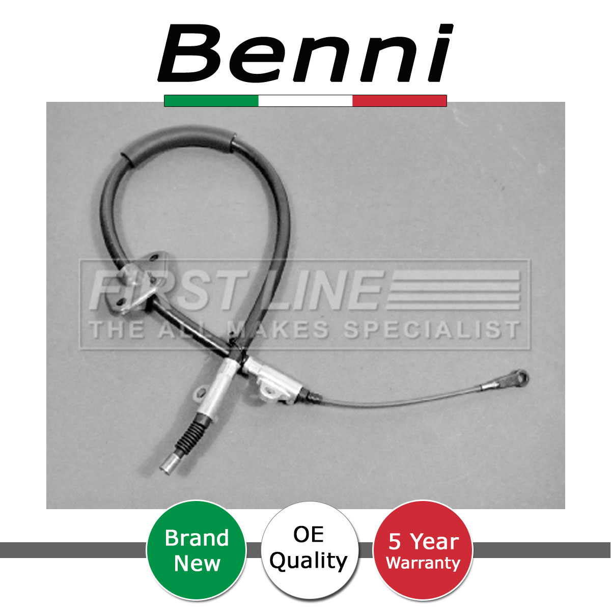 Hand Brake Cable Front Benni Fits Nissan Prairie 1988-1992 2.0 #2 3640240R00 - Picture 1 of 6