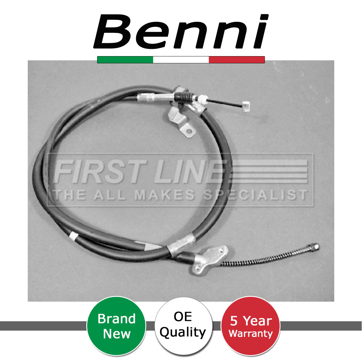 Hand Brake Cable Left Benni Fits Toyota RAV4 1994-2000 2.0 #1 4643042020 - Picture 1 of 6