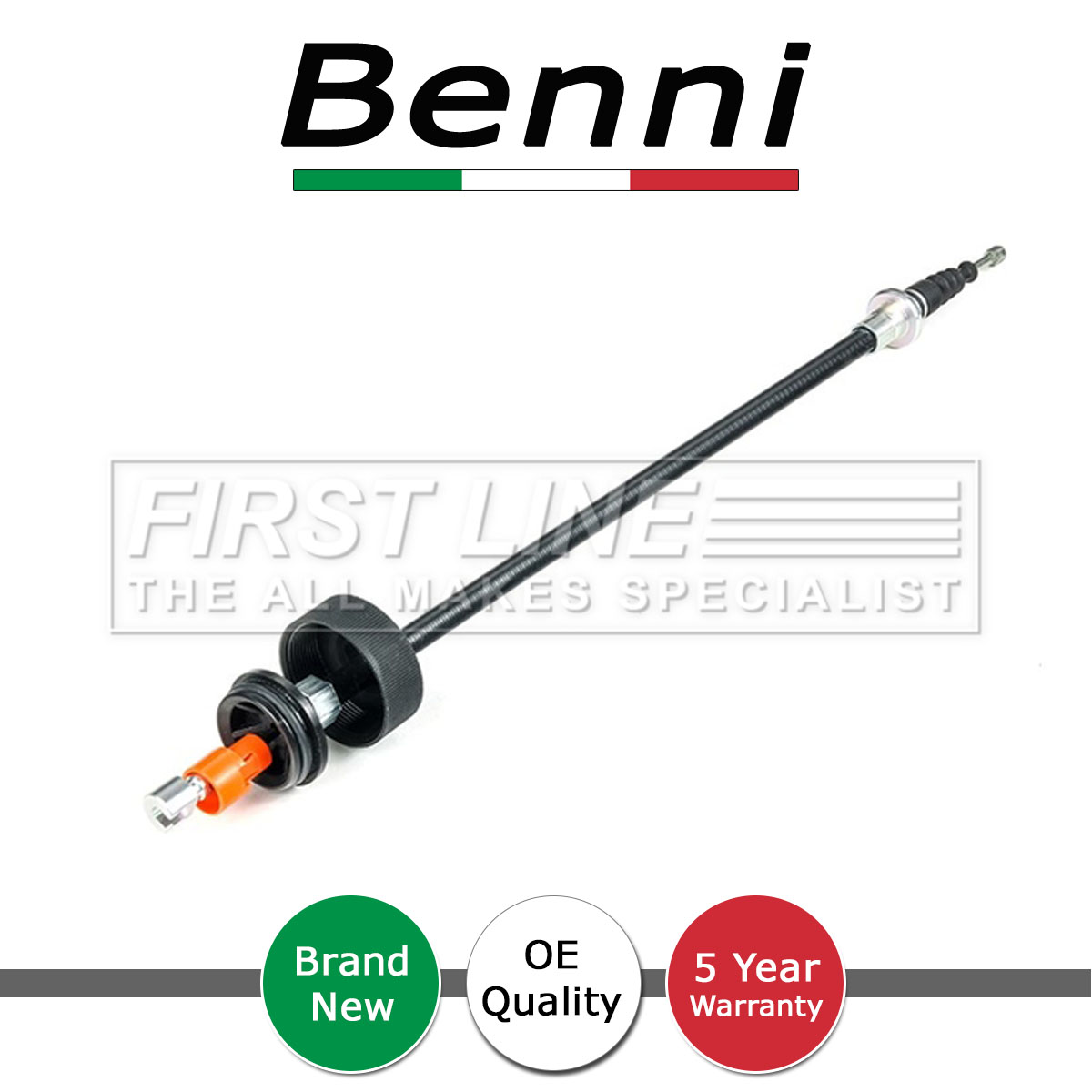 Hand Brake Cable Left Benni Fits Mercedes S-Class 2005-2013 2214201385 - Picture 1 of 4