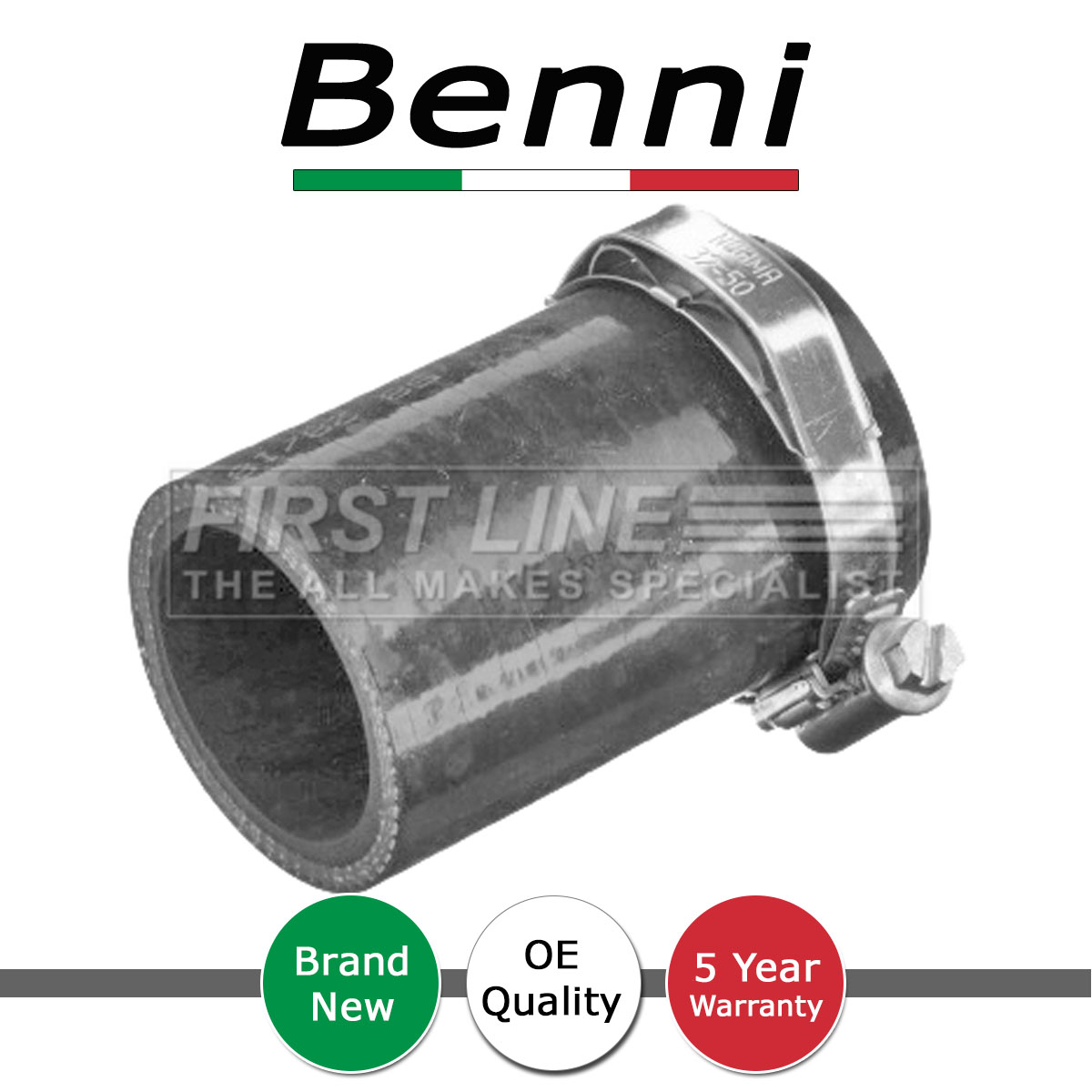 Turbo Hose Benni Fits Jaguar S-Type 2004-2007 XF 2008-2015 2.7 D #2 XR849058 - Picture 1 of 6