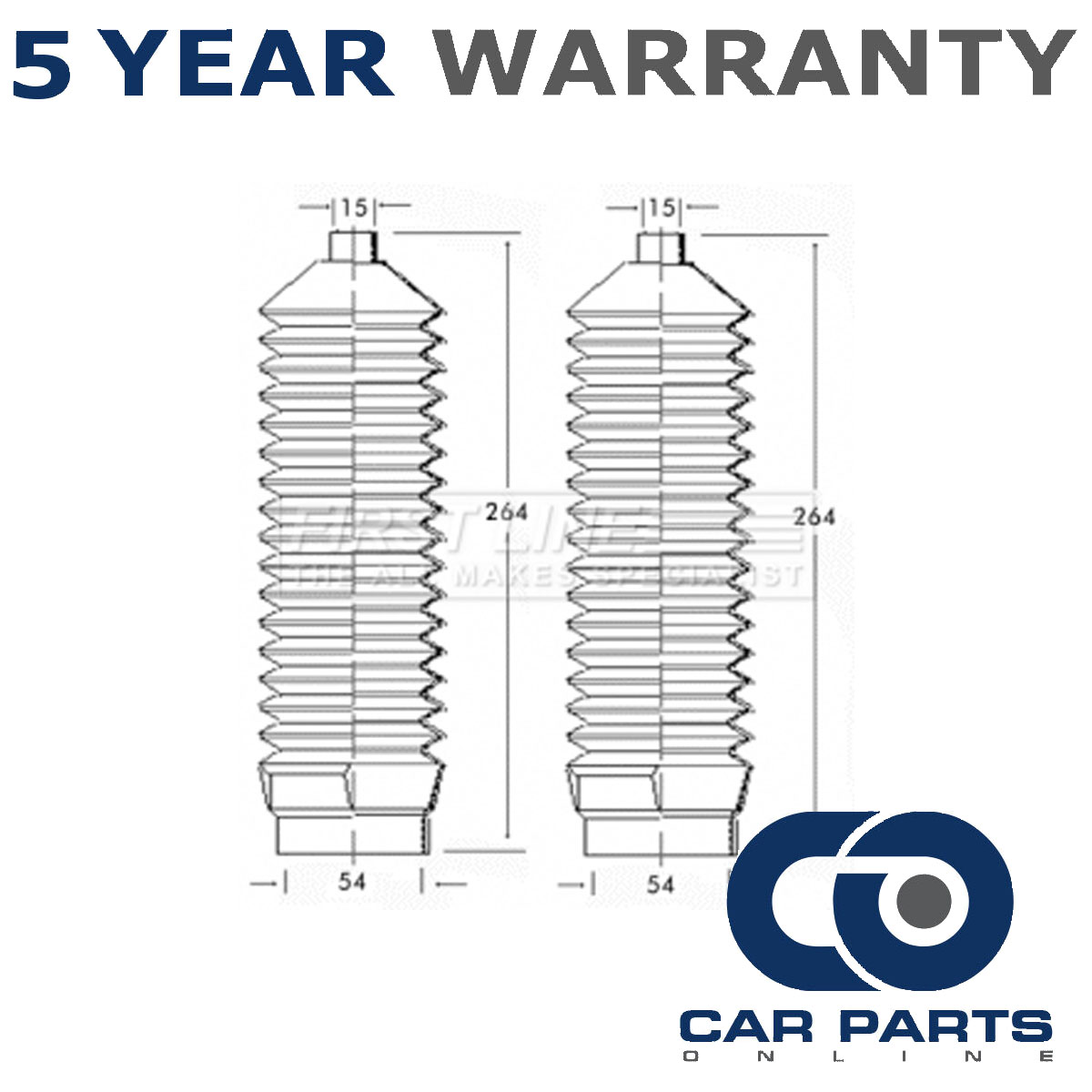 Steering Rack Boot Set Front CPO Fits Fiat Ducato Talbot Express #2 ...