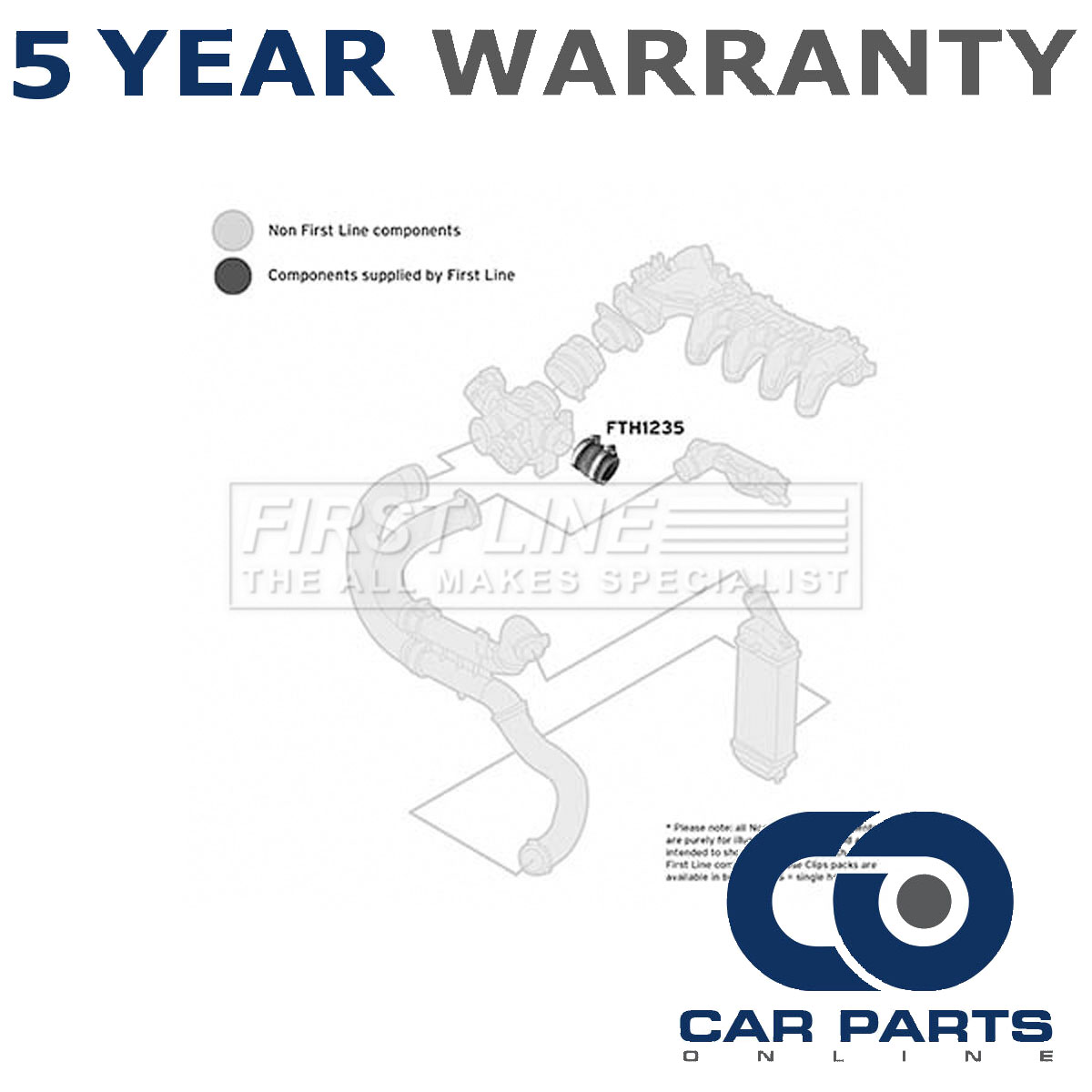 Turbo Hose CPO Fits Peugeot 307 407 Citroen C4 C5 1.6 HDi 0382EA | eBay UK