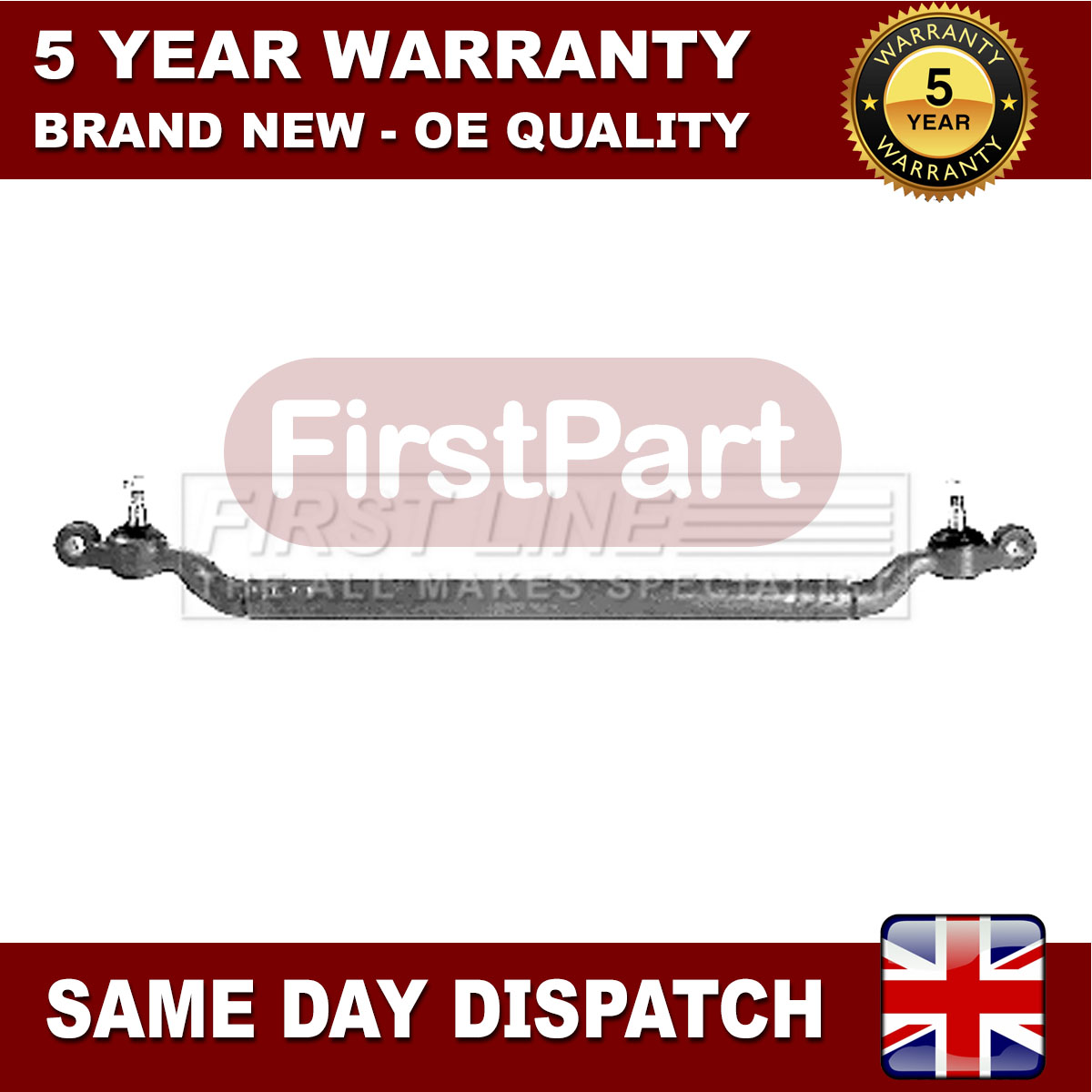 Fits BMW 5 Series 1987-1996 FirstPart Front Centre Centre Rod 32211138855 - Picture 1 of 4
