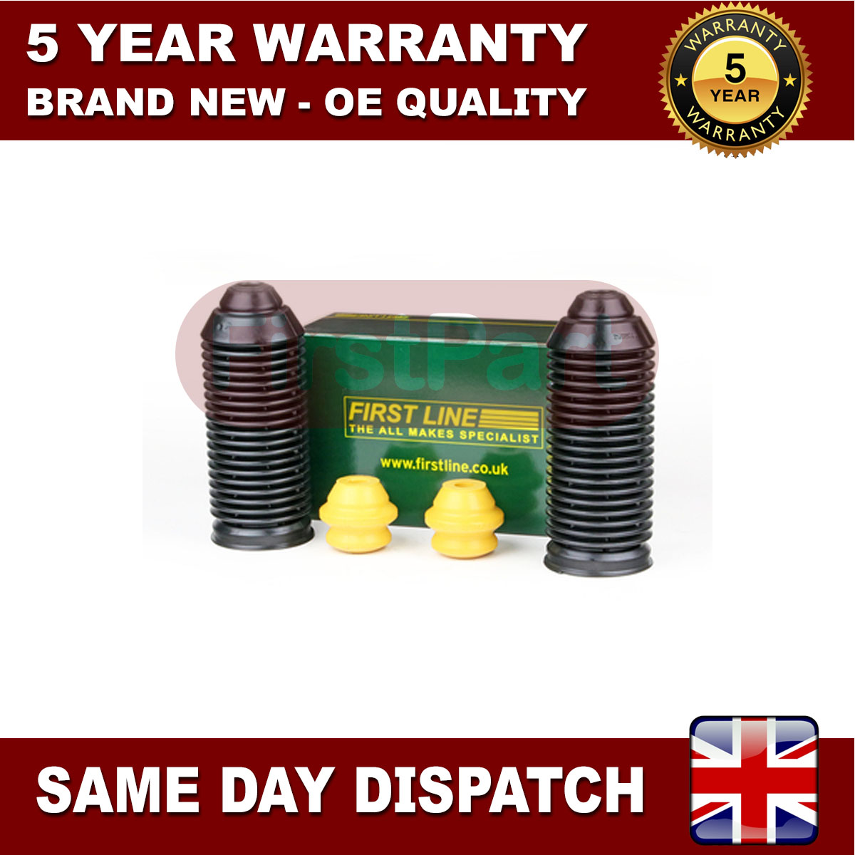 Fits Up Citigo Mii 1.0 FirstPart Front Shock Absorber Dust Cover Kit ...