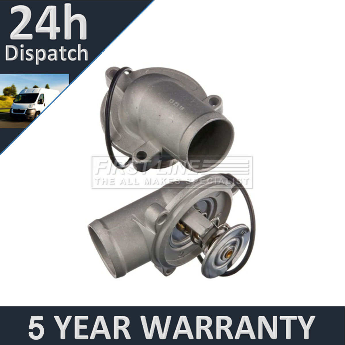 Fits Mercedes C-Class E-Class 2.0 2.2 2.3 2.6 Purevue Thermostat Coolant - Picture 1 of 6