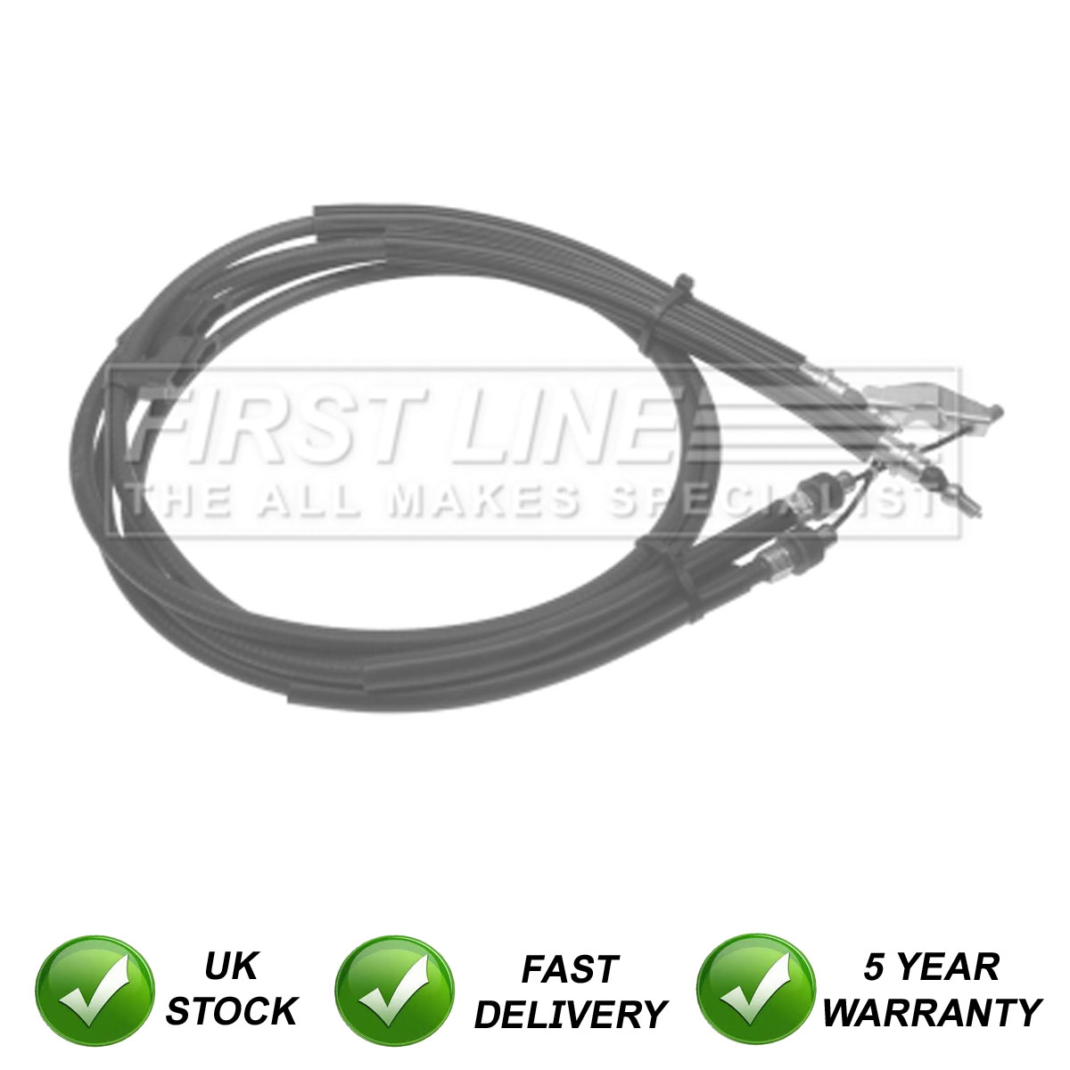 Hand Brake Cable Rear SJR Fits Volvo V50 2003-2005 S40 2004-2005 ...