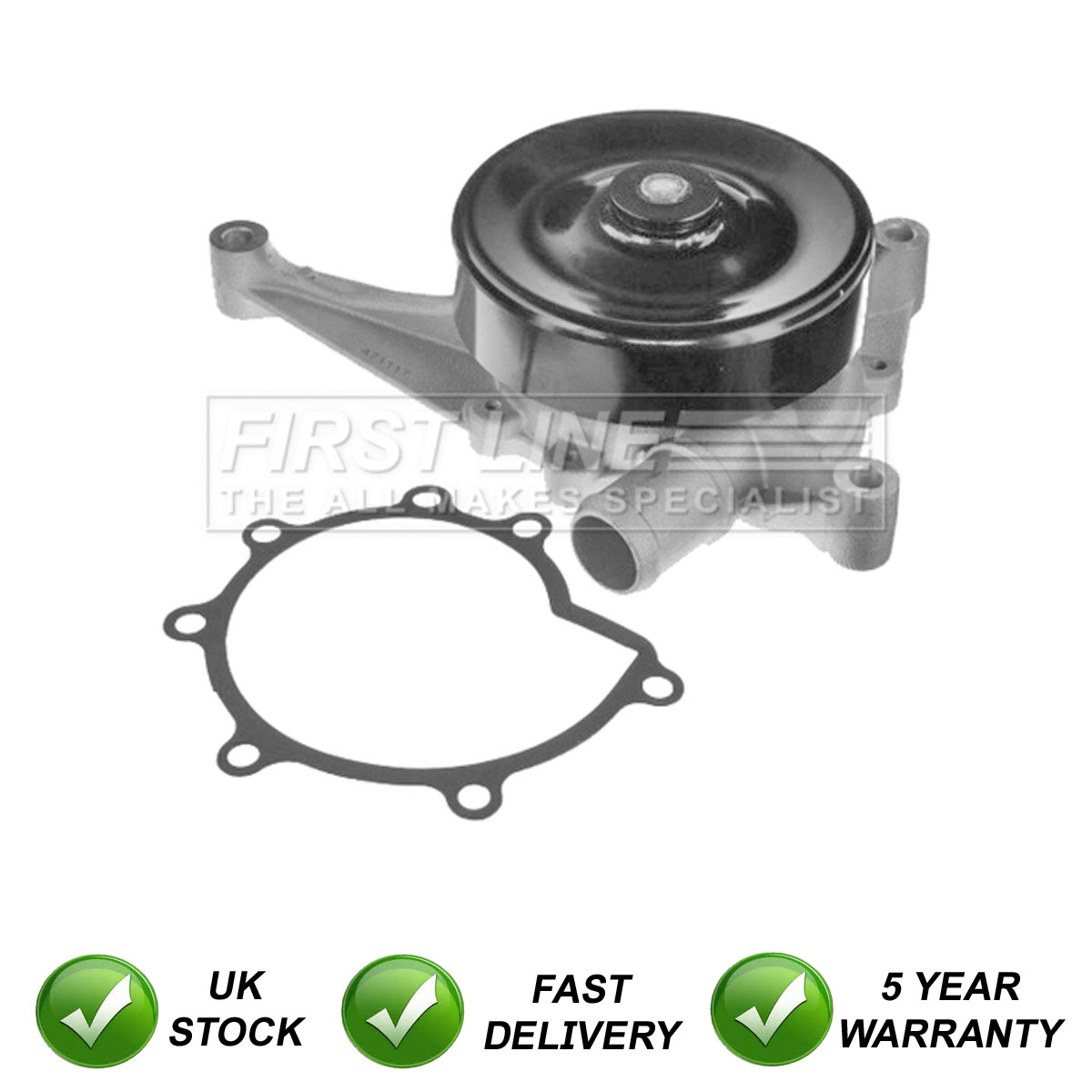 Water Pump SJR Fits Jaguar S-Type 2002-2007 XJ 2003-2009 2.5 3.0 4.2 ...