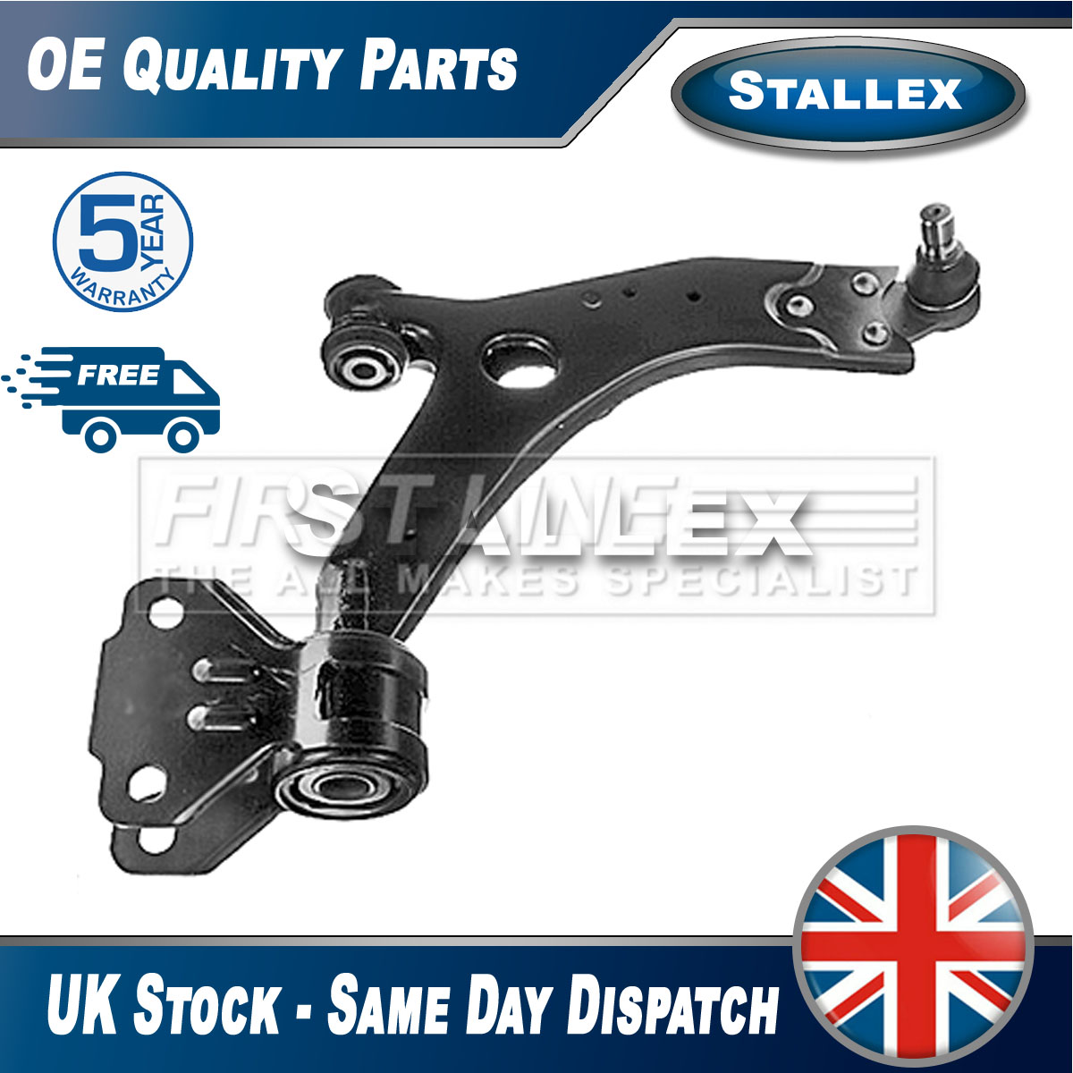 Fits V40 1.6 D TDi 2.0 2.5 Track Control Arm Front Right Lower Stallex ...