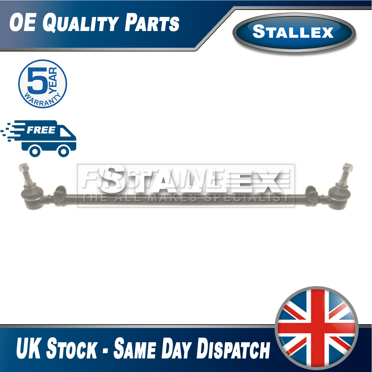 Fits Land Rover Defender 1990-2016 Track Tie Rod Front Centre Stallex ...