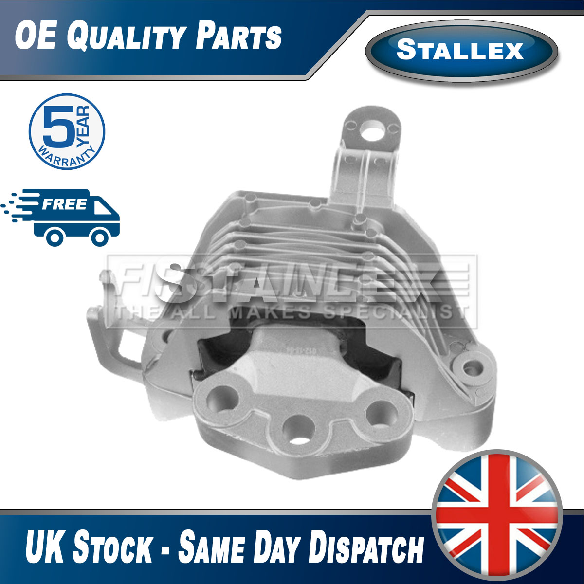 Fits Vauxhall Astra 2009-2015 1.6 Engine Mounting Right Upper Stallex ...