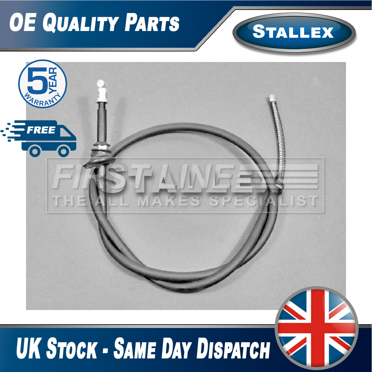 Fits Mitsubishi Space Wagon 1984-1989 1.8 TD Hand Brake Cable Stallex ...