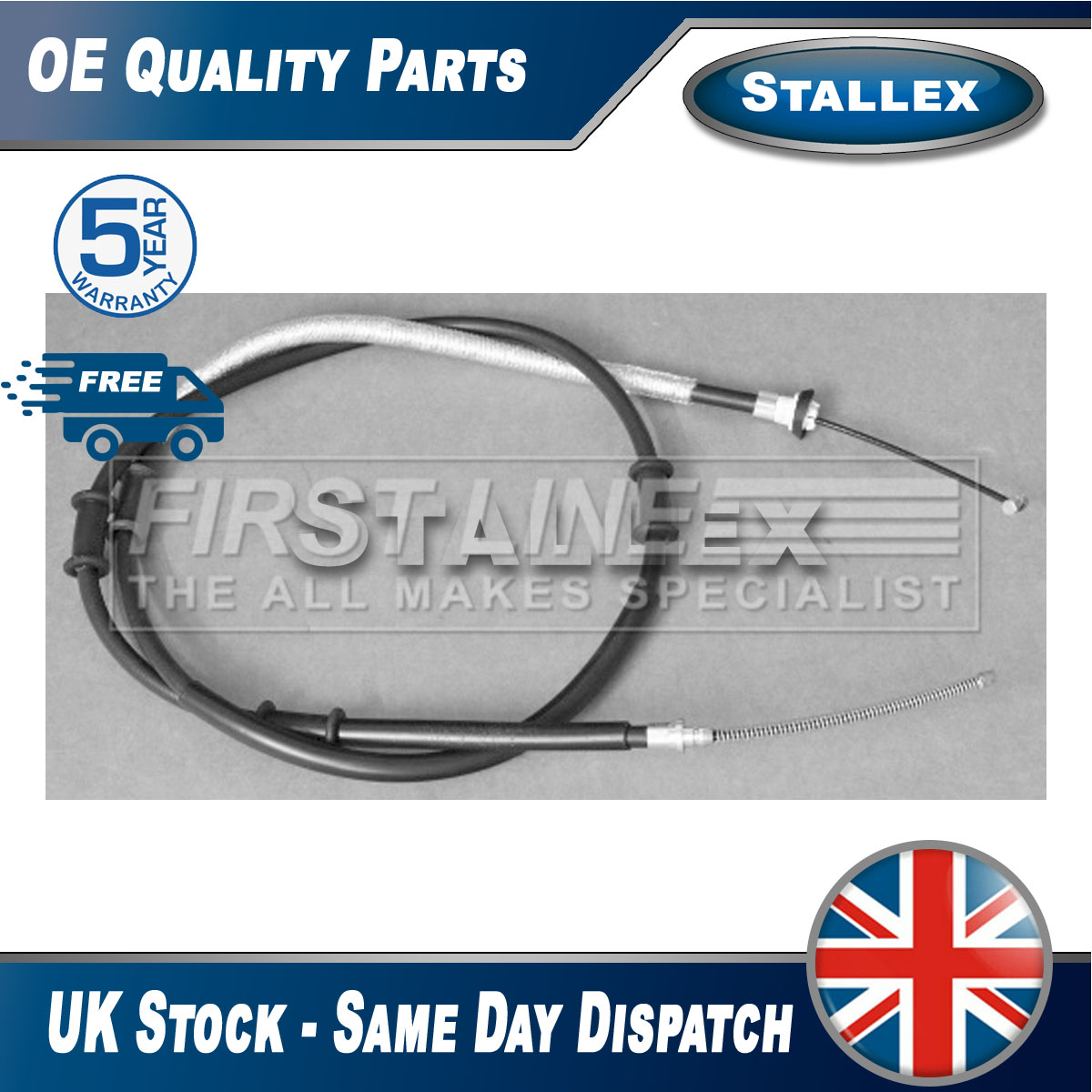 Fits Fiat Doblo 2010- Opel Combo 2012- 1.4 Hand Brake Cable Rear ...