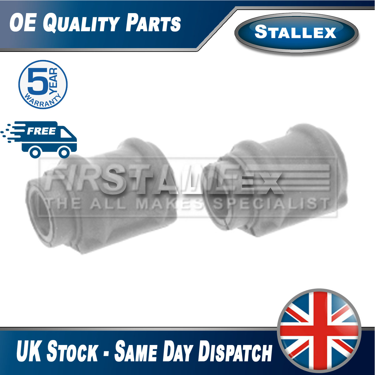 Fits 106 Saxo 1.4 1.6 Stabiliser Rod Repair Kit Front Stallex 509476 ...