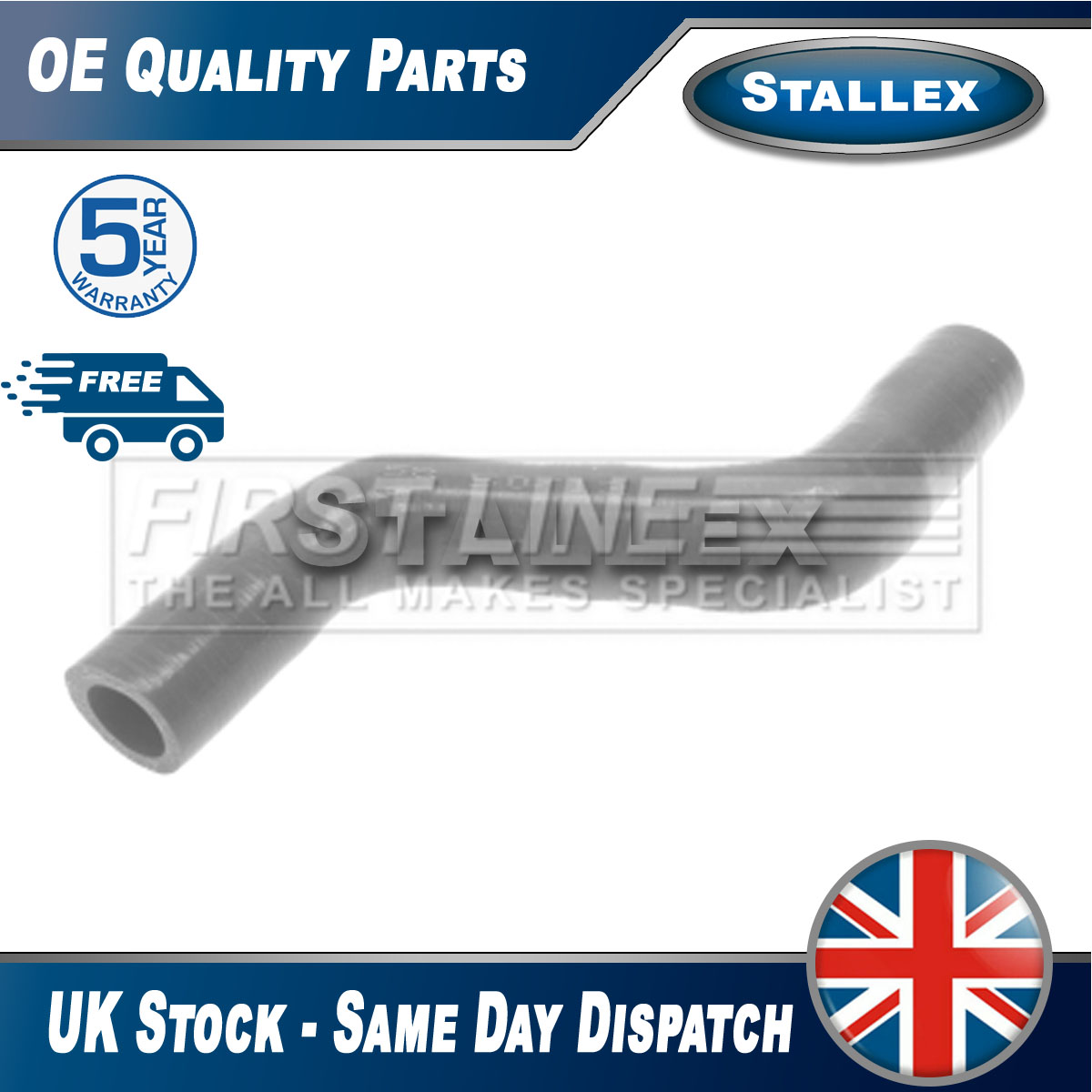 Fits Ford Fiesta 2002-2008 1.4 dCi Turbo Hose Stallex #1 2S6Q6K677AB - Picture 2 of 6