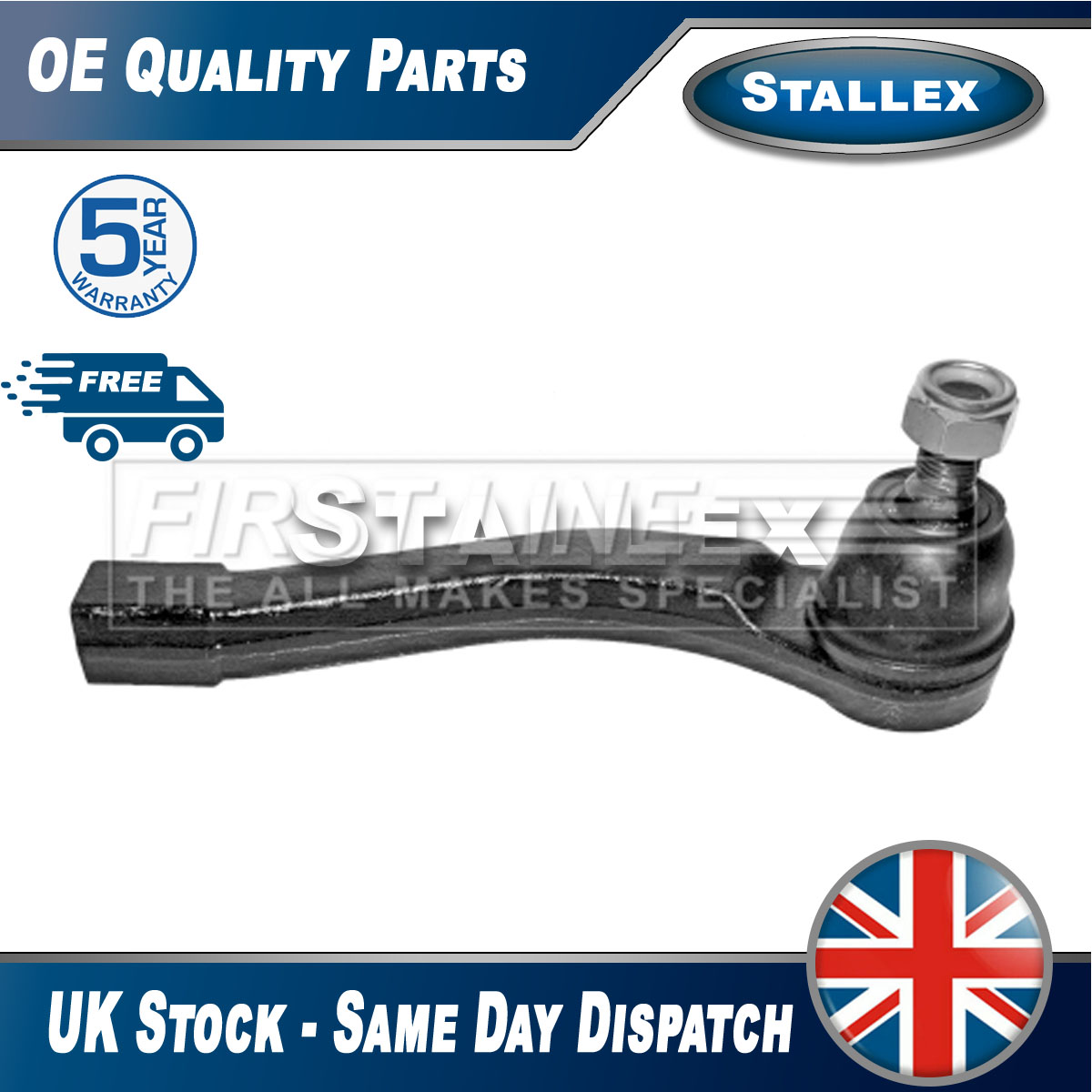 Se adapta a Ssangyong Rexton 2002-2006 2.3 2.9 TD 3.2 caña de amarre extremo Stallex #2 - Imagen 1 de 6