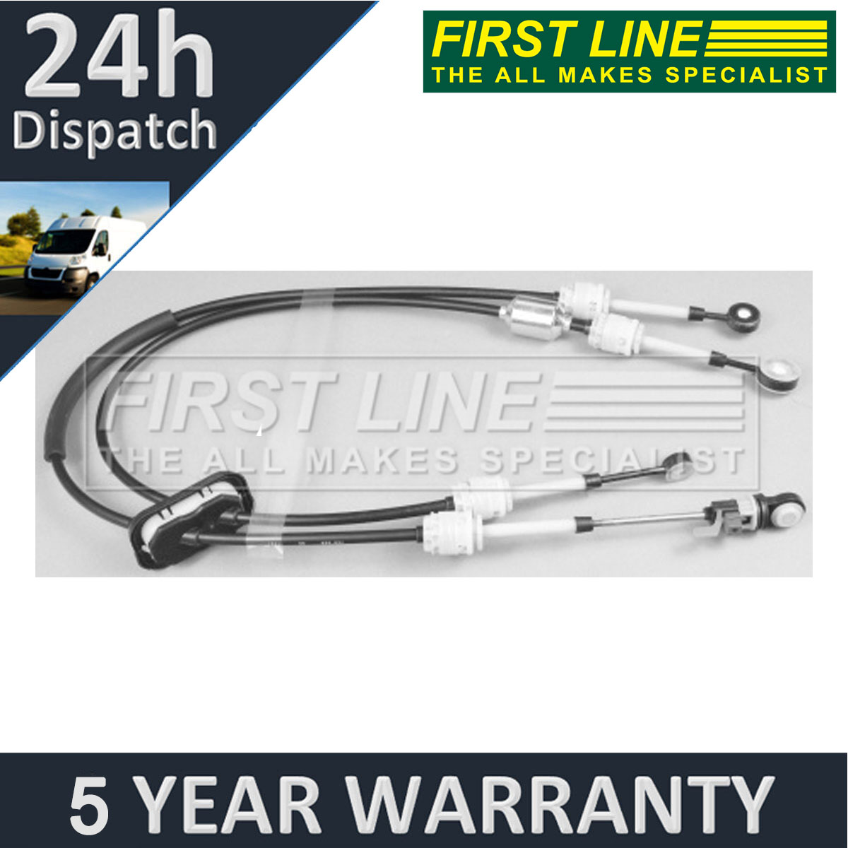 Fits Master Movano 2.5 CDTi dCi DTI 3.0 First Line Gear Selector Cable 4406896 - Picture 1 of 4