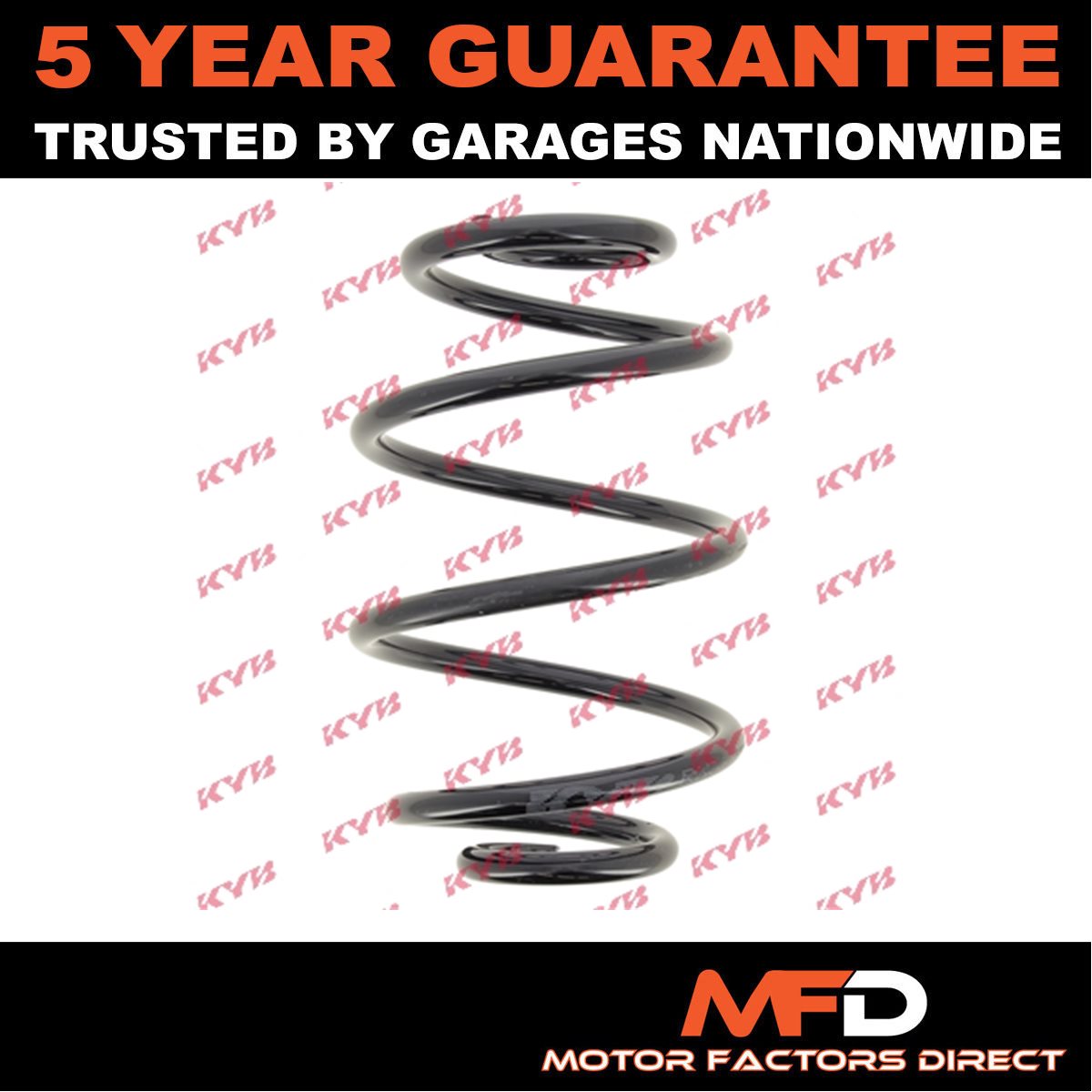 Coil Spring Rear KYB Fits Daihatsu Fourtrak 1993-1998 2.8 D TD #4 ...