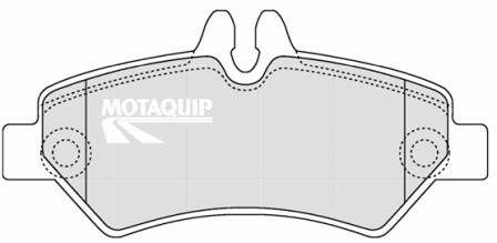 Fits Mercedes Sprinter 2006- VW Crafter 2006-2016 Motaquip Rear Brake Pads Set