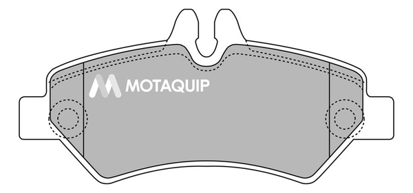 Fits Mercedes Sprinter 2006- VW Crafter 2006-2016 Motaquip Rear Brake Pads Set