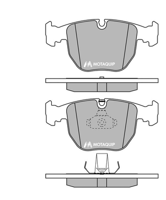 Motaquip Front Brake Pads Set Fits BMW X5 2000-2006 5 Series 1996-2004 ...